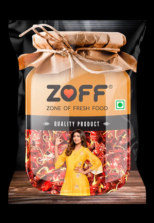 Zoff Red Chilli|Sukhi Lal Mirch Stemless